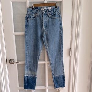 RE / DONE ORIGINALS Size 25 Button Fly Made in USA